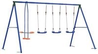 vidaXL Spielturm Outdoor Schaukelset Mehrfarbig Stahl und PE