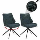 MCW Esszimmerstuhl MCW-O48-2 (Set, 2 St), Moderner Chenille Stoffbezug