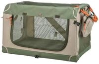 TRIXIE Hunde-Transportbox Faltbare Hundebox Comfy mit abnehmbarer Au&szlig;entasche...