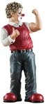 GILDE Sammelfigur Gildeclowns Figur Muckis - blau-rot - H. 16cm (1 St&uuml;ck)