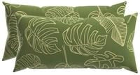 vidaXL Kissenbezug Kissenbezug 2 pcs HEERLEN Blattdesign 40 x 80 cm Polyester,...