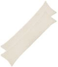 vidaXL Kissenbezug Kissenbezug 2 pcs HEERLEN Creme 40 x 145 cm Boucl&eacute;, (2...