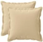 vidaXL Kissenbezug Kissenbezug 2 stk. HOUTEN Beige 35 x 35 cm Polyester, (2...