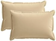vidaXL Kissenbezug Kissenbezug 2 stk. HOUTEN Beige 50 x 80 cm Polyester, (2...