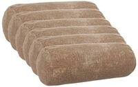 vidaXL Kissenbezug Kissenbezug 6 stk. HEERLEN Braun &Oslash; 15 x 40 cm...