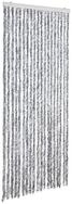 vidaXL Insektenschutz-Vorhang, Fliegenvorhang Silbern 56x200 cm Chenille