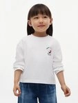 Tommy Hilfiger Langarmshirt Rundhalsausschnitt, reine Baumwolle, f&uuml;r Baby & Kinder