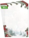 Sigel Briefpapier SIGEL Weihnachtsbriefpapier Scandinavian Snow