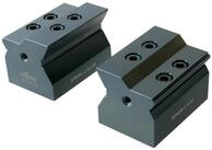 R&ouml;hm Schraubstockbacken R&ouml;hm Doppel-Prismenbacke, umkehrbar, mit Feinstufe,...