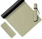 relaxdays Yogamatte mit Tragegurt 5 mm (2-St), gr&uuml;n