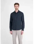 LERROS Langarmhemd Dynamisches Herrenhemd aus luftigem Cool & Dry Mischgewebe blau S