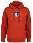Gant Sweatshirt Herren Sweatshirt Baumwolle rot M (50)