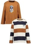 Blue Seven Langarmshirt (Packung, 2-tlg) Baumwolle