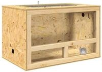 vidaXL Terrarium Terrarium Braun 80 x 50 x 50 cm OSB