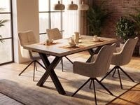 Beautysofa Esstisch TAVERO 160&ndash;240 ausziehbar, Synchronauszug (Zwei Dekore zur