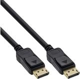 Inline DisplayPort Kabel, schwarz, vergoldete Kontakte, 0,3m Audio- &...