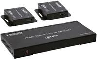 Inline Video Splitter/Extender, 1x2, Cat.6, HDMI 4K/30Hz, Kit, mit Empf&auml;ngern