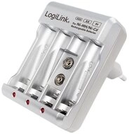 LogiLink PA0168 Batterie-Ladeger&auml;t (Universal-Akkulader, AA/AAA/9V,...