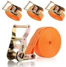 LuxusKollektion Spanngurt Spanngurte Ratsche 4x 4m 35mm 2000daN Auto Motorrad...