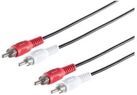 S-Conn 2 Cinchstecker - 2 Cinchstecker, 1,5m Audio-Kabel