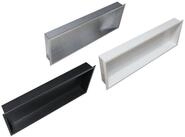 Bernstein Ablageelement BS903010 mit Rand, Gerahmte Wandeinbaunische, senkrecht...