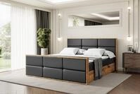 ALTDECOR Boxbett LOLLI1-Z (Multipocket-Matratze H4, H3 Matratze Bonellfederung,