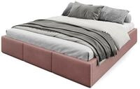 Muralo Polsterbett Lattenrost, ohne Matratze, Stauraumbett, Bettkasten (Packung,