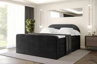 ALTDECOR Boxspringbett NOX-Z KING (Multipocket-Matratze H4, H3 Matratze