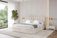 ALTDECOR Polsterbett STERA (Polsterbett mit Bettkasten und Lattenrost, Boxbett...