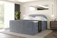ALTDECOR Boxspringbett NOX-Z KING (Multipocket-Matratze H4, H3 Matratze