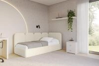 ALTDECOR Jugendbett VELY (Jugendbett mit Bettkasten und Lattenrost, Polsterbett...
