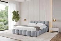 ALTDECOR Polsterbett LEYA-v1 (Polsterbett mit Bettkasten und Lattenrost,...