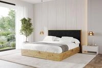 ALTDECOR Polsterbett ENZO10 (Polsterbett mit Bettkasten und Lattenrost, Boxbett...