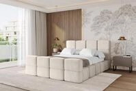 ALTDECOR Polsterbett NATA-Z (Polsterbett mit Bettkasten und Lattenrost, Boxbett...