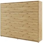 MIRJAN24 Schrankbett Bed-Concept BC-14 Horizontal 160x200 (Leistenlattenrost aus