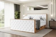 ALTDECOR Boxspringbett LOLLI3-Z KING (Multipocket-Matratze H4, H3 Matratze