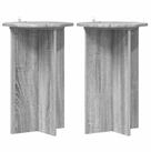 vidaXL Blumenst&auml;nder Pflanzenst&auml;nder 2 Stk. Sonoma-Grau &Oslash;40 x 60 cm...
