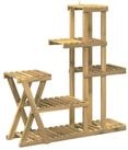 vidaXL Pflanzentreppe 95 x 25 x 101,5 cm Pflanzenst&auml;nder Wei&szlig; 95x25x101,5 cm