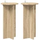 vidaXL Blumenst&auml;nder Pflanzenst&auml;nder 2 Stk. Sonoma-Eiche 29,5 x 29,5 x 60 cm...