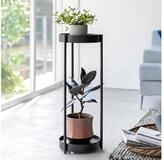 Yamazaki Blumenst&auml;nder Tower Beistelltisch Regal f&uuml;r Pflanzen 2 Ebenen...