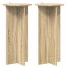 vidaXL Blumenst&auml;nder Pflanzenst&auml;nder 2 Stk. Sonoma-Eiche 40 x 40 x 80 cm (2...