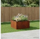 vidaXL Hochbeet vidaXL Garten-Pflanzgef&auml;&szlig; Rostoptik 60 x 60 x 40 cm...