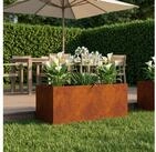 vidaXL Hochbeet vidaXL Garten-Pflanzgef&auml;&szlig; Rostoptik 80 x 40 x 40 cm...