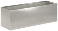 vidaXL Blumentopf Garten-Pflanzgef&auml;&szlig; Silber 60 x 20 x 20 cm Edelstahl (1 St)