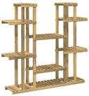 vidaXL Pflanzentreppe 123 x 25 x 114,5 cm Pflanzenst&auml;nder Wei&szlig; 123x25x114,5 cm