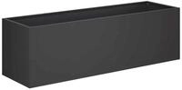 vidaXL Blumentopf Garten-Pflanzgef&auml;&szlig; Schwarz 80 x 30 x 30 cm Kaltgewalzter...