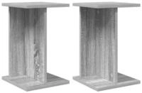 vidaXL Blumenst&auml;nder Pflanzenst&auml;nder 2 Stk. Sonoma-Grau 25 x 25,5 x 40,5 cm...
