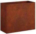 vidaXL Blumentopf Garten-Pflanzgef&auml;&szlig; Rostoptik 50 x 20 x 40 cm...