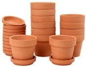 LuxusKollektion Blumentopf 12er Set Mini Terrakotta T&ouml;pfe 7.9 x 7.4 cm mit