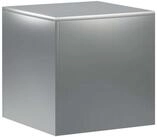 vidaXL Blumenst&auml;nder Pflanzenst&auml;nder Silber 40 x 40 x 40 cm Stahl (1 St)